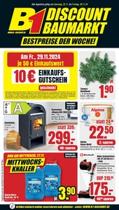 B1 Discount Baumarkt Prospekt - Bestpreise der Woche!