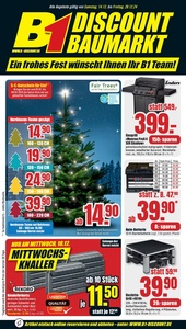 B1 Discount Baumarkt Prospekt - Angebote ab 14.12.