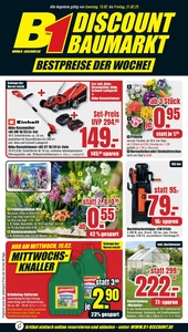 B1 Discount Baumarkt Prospekt - Angebote ab 15.02.