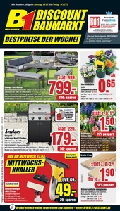 B1 Discount Baumarkt Prospekt - Angebote ab 08.03.