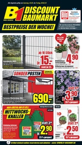 B1 Discount Baumarkt Prospekt - Angebote ab 03.05.