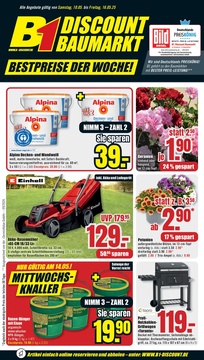 B1 Discount Baumarkt Prospekt - Angebote ab 10.05.