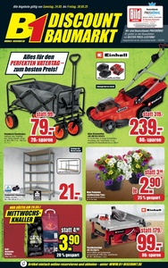 B1 Discount Baumarkt Prospekt - Angebote ab 24.05.