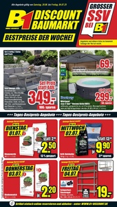 B1 Discount Baumarkt Prospekt - Angebote ab 28.06.