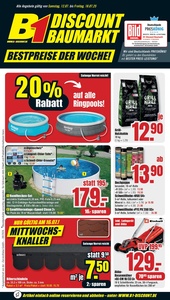 B1 Discount Baumarkt Prospekt - Angebote ab 12.07.