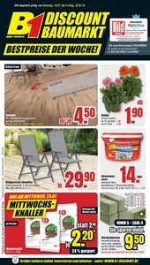 B1 Discount Baumarkt Prospekt - Angebote ab 19.07.