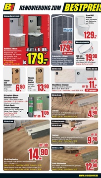 B1 Discount Baumarkt Prospekt - Angebote ab 23.08.