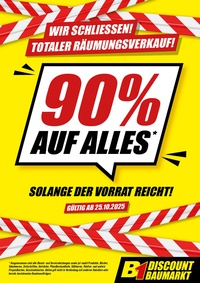 B1 Discount Baumarkt Prospekt - Wir Schliessen! Berlin