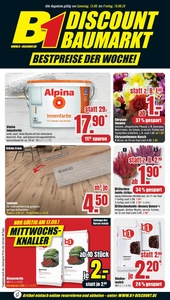 B1 Discount Baumarkt Prospekt - Angebote ab 13.09.