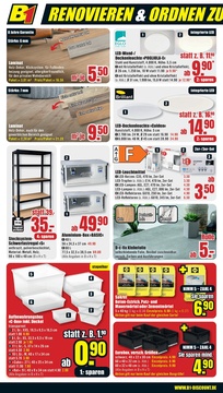 B1 Discount Baumarkt Prospekt - Angebote ab 11.10.
