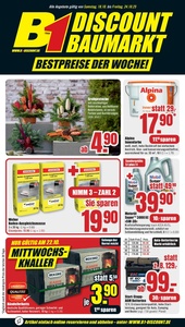 B1 Discount Baumarkt Prospekt - Angebote ab 18.10.