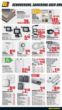 B1 Discount Baumarkt Prospekt - Angebote ab 18.10.