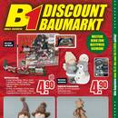 B1 Discount Baumarkt Prospekt - Günstige Weihnachtsdeko für ein stimmungsvolles Fest Angebote