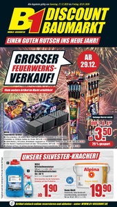 B1 Discount Baumarkt Prospekt - Angebote ab 27.12.