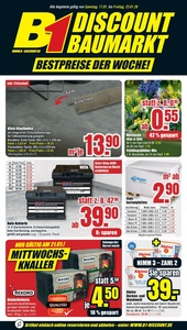 B1 Discount Baumarkt Prospekt - Bestpreise der Woche!