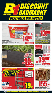 B1 Discount Baumarkt Prospekt - Bestpreise der Woche!