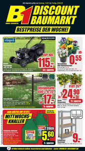 B1 Discount Baumarkt Prospekt - Bestpreise der Woche!