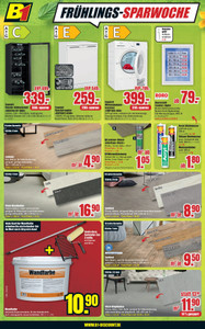 B1 Discount Baumarkt Prospekt - Frühlings-Sparwoche