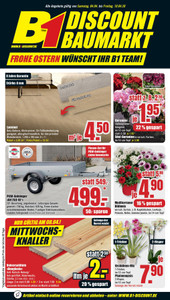 B1 Discount Baumarkt Prospekt - Angebote ab 04.04.