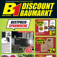 B1 Discount Baumarkt Prospekt - Obst & Gemüse
