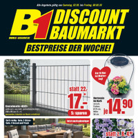 B1 Discount Baumarkt Prospekt - Geschenkideen zum Muttertag Angebote