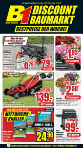 B1 Discount Baumarkt Prospekt - Bestpreise der Woche!