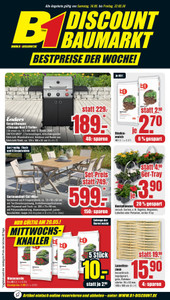 B1 Discount Baumarkt Prospekt - Bestpreise der Woche!
