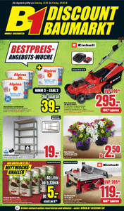 B1 Discount Baumarkt Prospekt - Bestpreis-Angebots-Woche