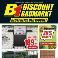 B1 Discount Baumarkt Prospekt - Grillen