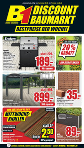 B1 Discount Baumarkt Prospekt - Angebote ab 06.06.