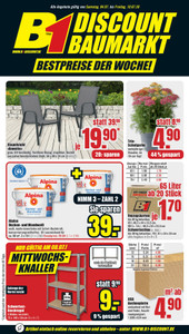 B1 Discount Baumarkt Prospekt - Angebote ab 04.07.