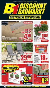 B1 Discount Baumarkt Prospekt - Bestpreise der Woche!