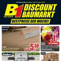 B1 Discount Baumarkt Prospekt - Grillen