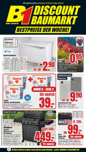B1 Discount Baumarkt Prospekt - Bestpreise der Woche!