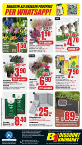 B1 Discount Baumarkt Prospekt - Bestpreise der Woche!