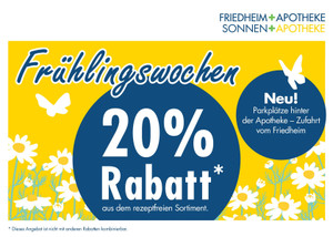 Friedheim Apotheke Prospekt - Angebote ab 13.04.