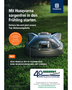 Berendt Landtechnik Prospekt - Mit Husqvarna sorgenfrei in den Frühling