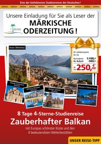 RSD Reise Service Deutschland Prospekt - 2025/02 Balkan MO