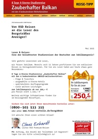 RSD Reise Service Deutschland Prospekt - RSD Reisen