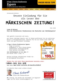 RSD Reise Service Deutschland Prospekt - 2025/Zypern