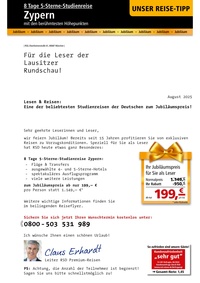 RSD Reise Service Deutschland Prospekt - Zypern