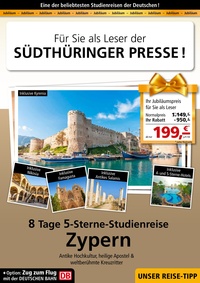 RSD Reise Service Deutschland Prospekt - Jubiläumspreise