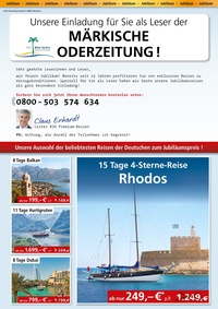 RSD Reise Service Deutschland Prospekt - 2025/Jubiläum