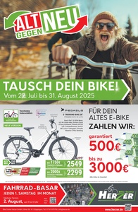 Bike Center Herzer Prospekt - 2025/30 | Bike Center Herzer Alt gegen Neu