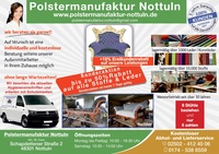 Polsterei Prospekt - Polstermanufaktur Czori