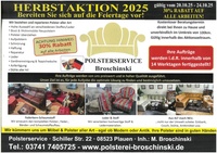 Polsterei Prospekt - Polsterei Broschinski