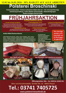 Polsterei Prospekt - Polsterei Broschinski