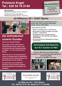 Polsterei Angel Prospekt - Angebote ab 21.09.