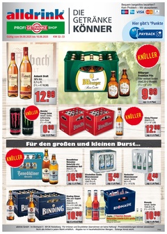alldrink Prospekt - Angebote ab 04.08.