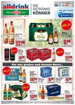 alldrink Prospekt - Angebote ab 04.08.